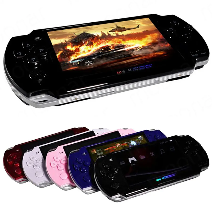 Consola de juegos PSP de 4.3 pulgadas con más de 10.000 juegos integrados  compatibles con fotos pueden jugar juegos de libros electrónicos MP3 MP4