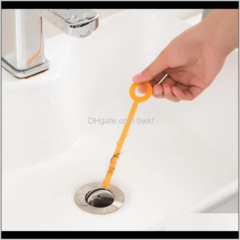 kitchen sewer cleaning brush toilet dredge pipe snake brush tools bathroom dredging tools household for kitchen sink