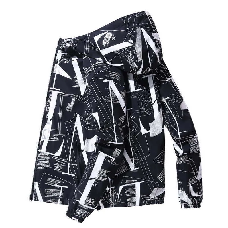 Spring Men Jacket Luminous Hip Hop Retro Color Patchwork Jackets Windbreaker Streetwear Track Hipster Plus size 5XL 6XL 7XL 210927