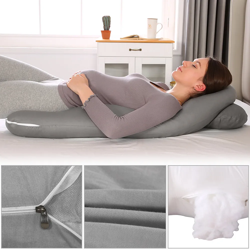 Almohada De Embarazo Almohada De Cuerpo Completo En Forma De U Y