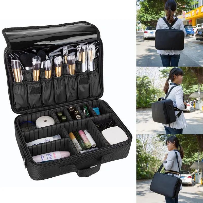 Portable-Makeup-Train-Case-Bag-Waterproof-Cosmetic-Organizer-Kit-Makeup-Artist-Storage-Kosmetika-Makeup-Brush-Set-Smycken Kosmetiska Väskor C