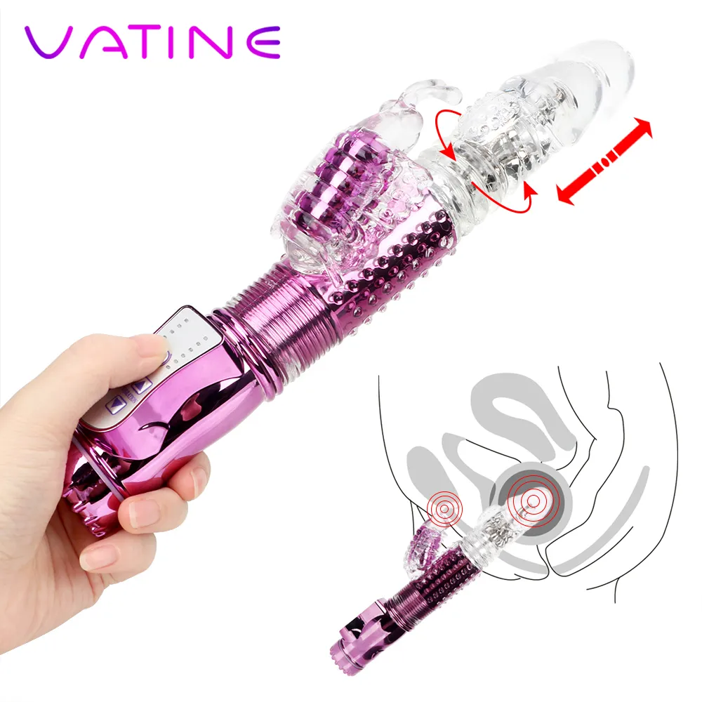 butterfly sexspielzeug VATINE Butterfly Vibrator Telescopic Rotating Bead... From Akgxt, $15.59
