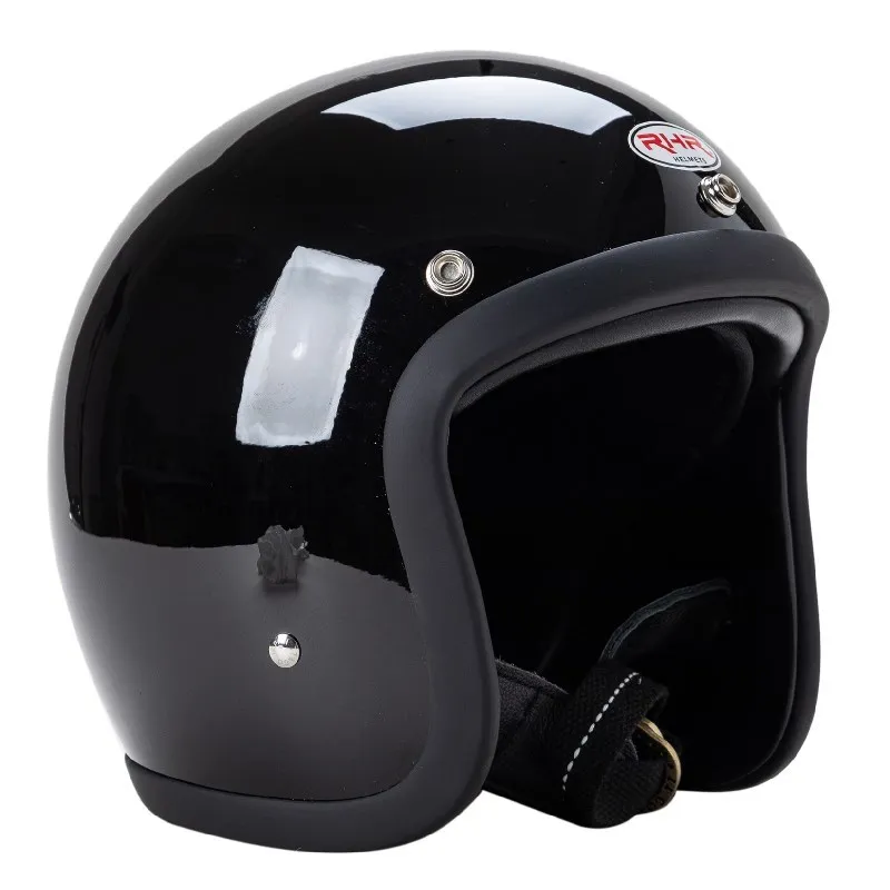 Japanese Technology low profile motorcycle 500TX cafe racer helmet Fiberglass shell light weight Vintage