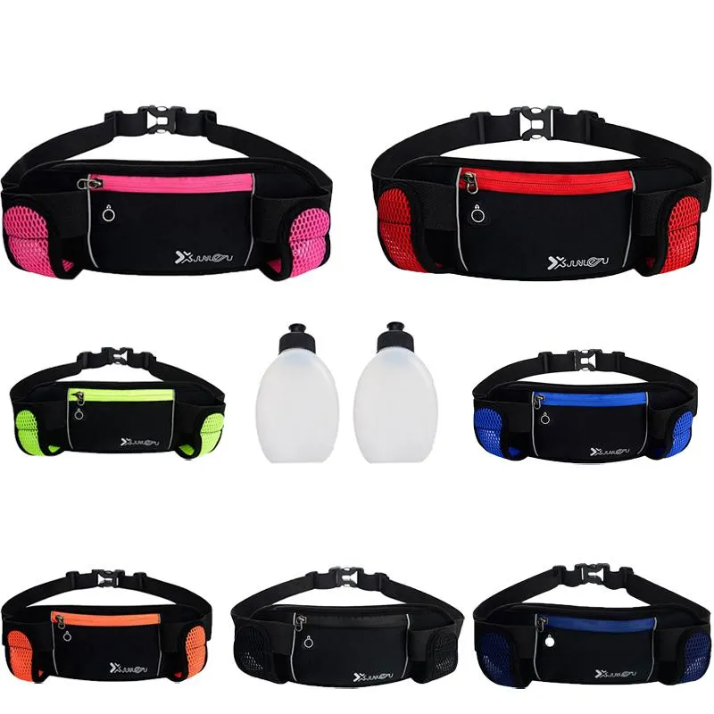 Outdoor Bags Men Women Running Bag Cycling Waist With Kettle Multifunction Hiking Climbing Bicycle Belt Pouch