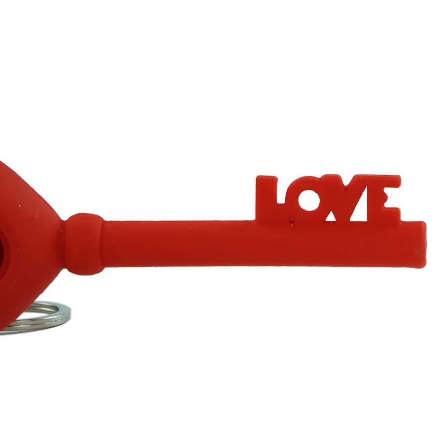 4.1`` hand pipe Silicone smoking pipes heart shaped tobacco bong oil rig portable