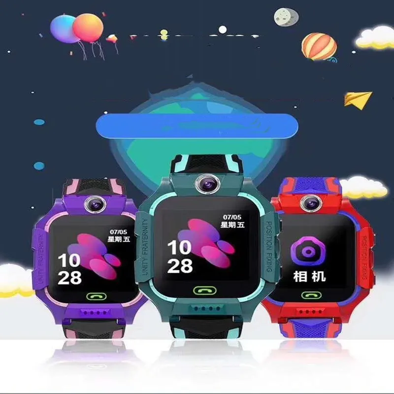 Yüksek Kalite Q19 SOS Kamera Akıllı Saatler Bebek Lbs Pozisyon Lakasyon Izci Çocuklar Smartwatch Sesli Sohbet Fener Çocuk VS Q100