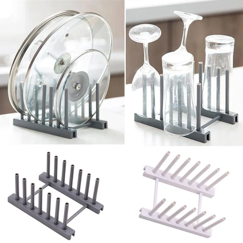 Kitchen Storage & Organization Sink Drain Rack Organizer Dish Drying Holder Drainer Cocina Plastic Plate Cups Stand Display