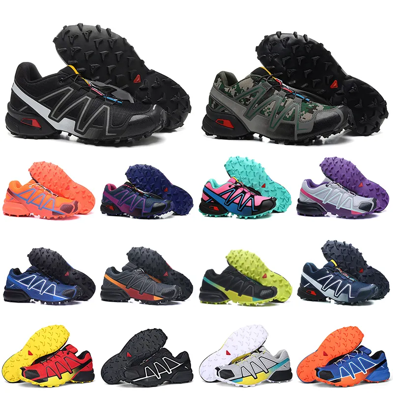 Lower Price Speed Cross 3 CS Trail Running Shoes Mens Speedcross 4 Sneakers Women Trainers Hiking Zapatos Lightweight Walking Jogging Dropshipping
