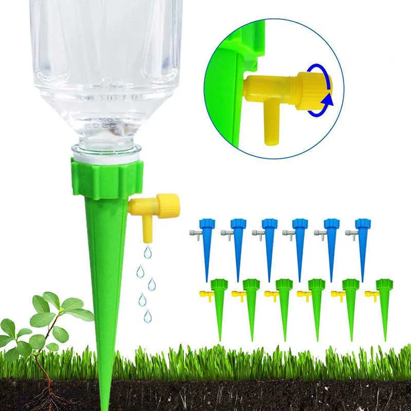Sistema di irrigazione a goccia Irrigazione automatica per piante d'appartamento Fiori Sistema di irrigazione per piante da giardino Strumenti e attrezzature da giardinaggio 210622