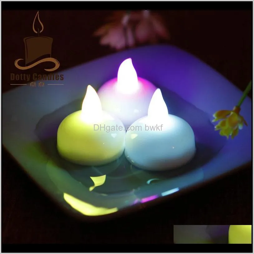 new battery powered led candle lamp 4 color flame flashing tea light home wedding birthday party decoration gift