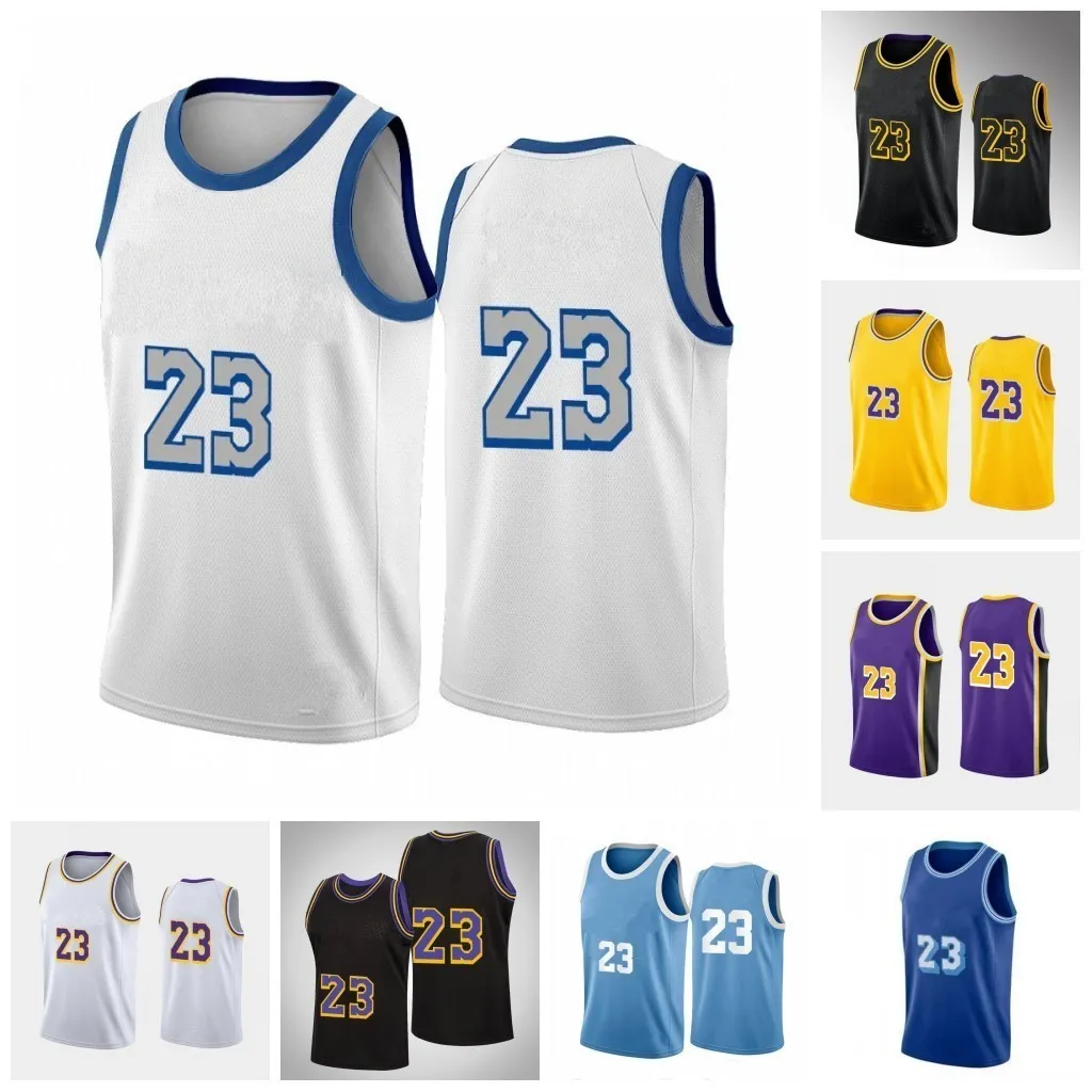 23 2021 New Basketball Jerseys 빈티지 스티치 셔츠 S-XXXL 2020 도시 클래식