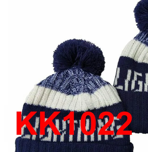 2021 Kraken Baseball Beanie North American Side Patch Winter Wool Sport Knit Hat Skull Caps A1211L