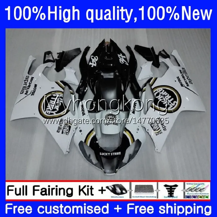 Motorcykel Fairings för Aprilia RSV 1000 R 1000R RSV1000R Mille RV60 Cowling 9No.22 RSV-1000 RSV1000 R RR 03 04 05 06 RSV1000RR LUDY STRIKE 2003 2004 2005 2006 Body Kit