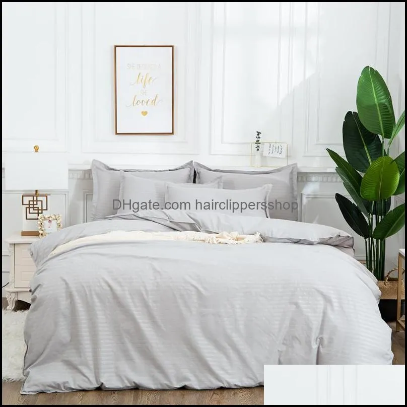 Bedding Sets Set Luxury Soft Bed Linens Duvet And Pillowcases Comforter Queen King Size Cotton Cover