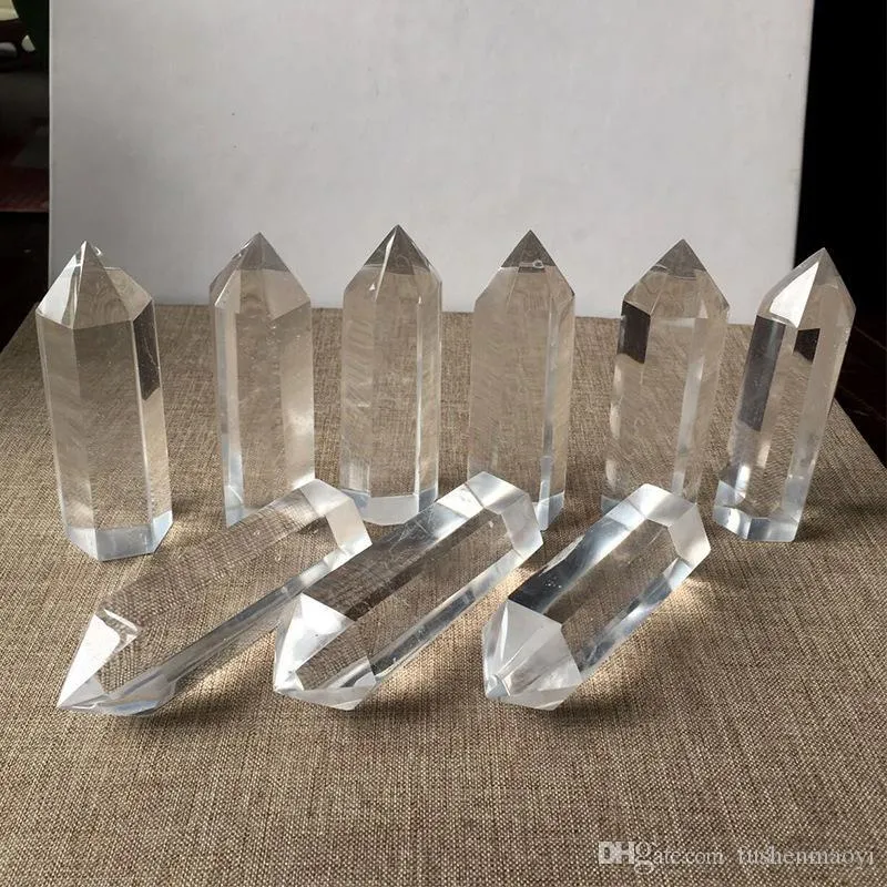 Large Natural Clear Crystal Quartz Tower Quartz Point Clear Crystal Obelisk Wand Healing Crystal 8.5cm 16cm