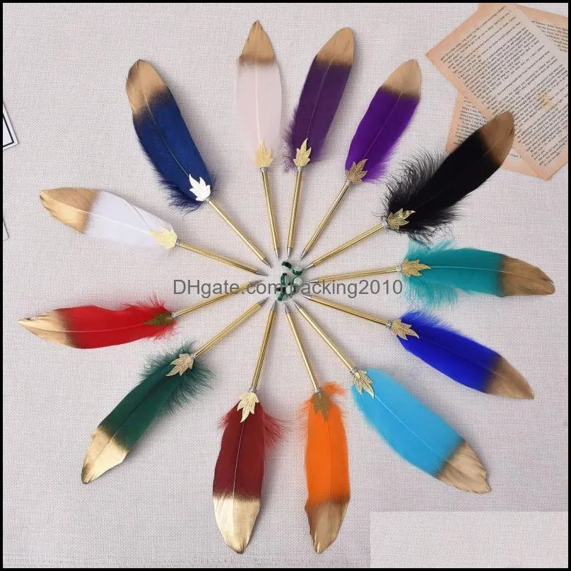 Pens Writing Supplies School Business & Industrialgift Ballpoint Creative Gel Pen Customized Decorative Office Stationery Christmas Holiday