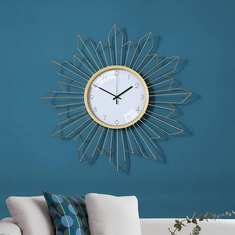 Zegary ścienne Nordic Luxury Clock Salon Vintage Record Home 3D Cyfrowy Kuchnia Horloge Gift Ideas BB50WC