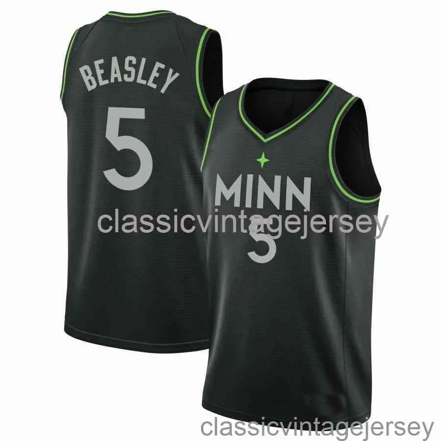 Malik Beasley #5 75th Anniversary Swingman Jersey Stitched Men Women Youth XS-6XL Basketball Jerseys