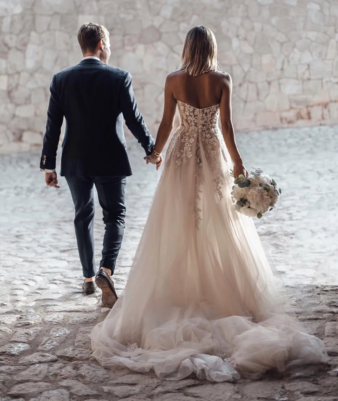 Silver beach sale wedding dresses