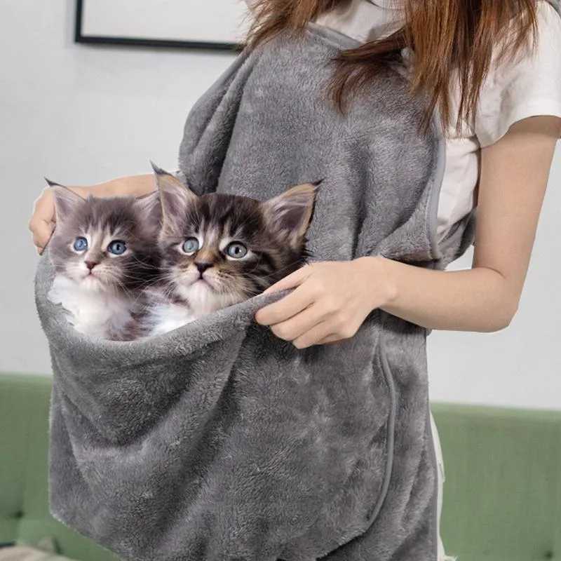 Cat Beds & Furniture Multiple Function Carrier Bag Soft Comfortable Dog Sleeping Apron Travel Outdoor Cats Pet Supplies