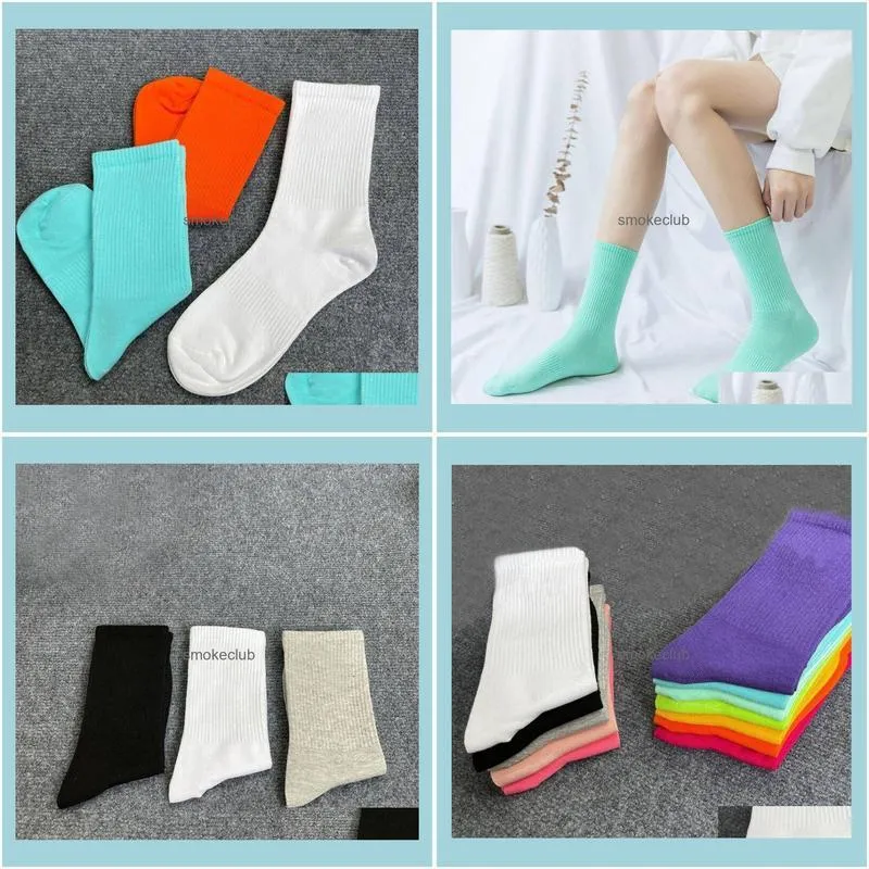 12 Colors Wholesale Stocking Women Men Stockings Knee High Socks Fashion Socks Sports Football Cheerleaders Long Socks Cotton Multi