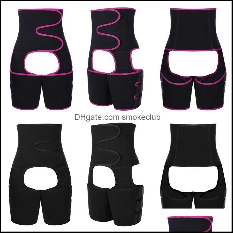 Gym Clothing Corset Secret Neoprene Shaperwear Women`s High Waist Embossed Thigh Trimmer Tummy Control Sauna Effect Trainer Belt