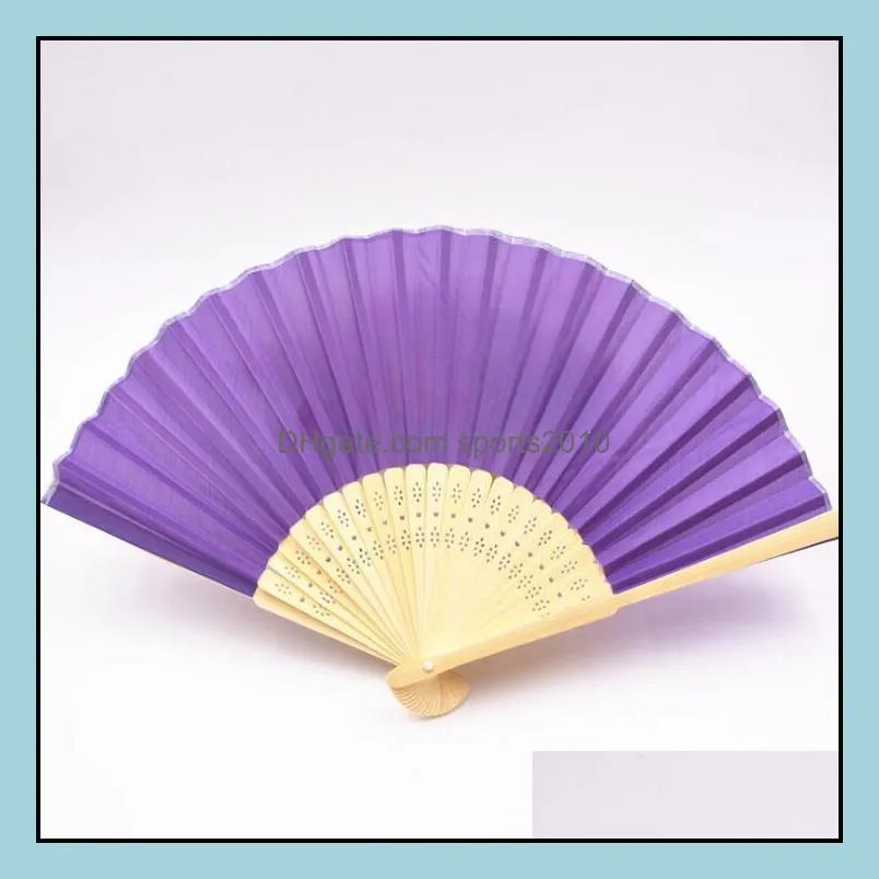 Personalized Wedding Fan Customized LOGO Hand-made Folding Fan Wedding Party Favor Giveaways For Guest Wholesale LX1808