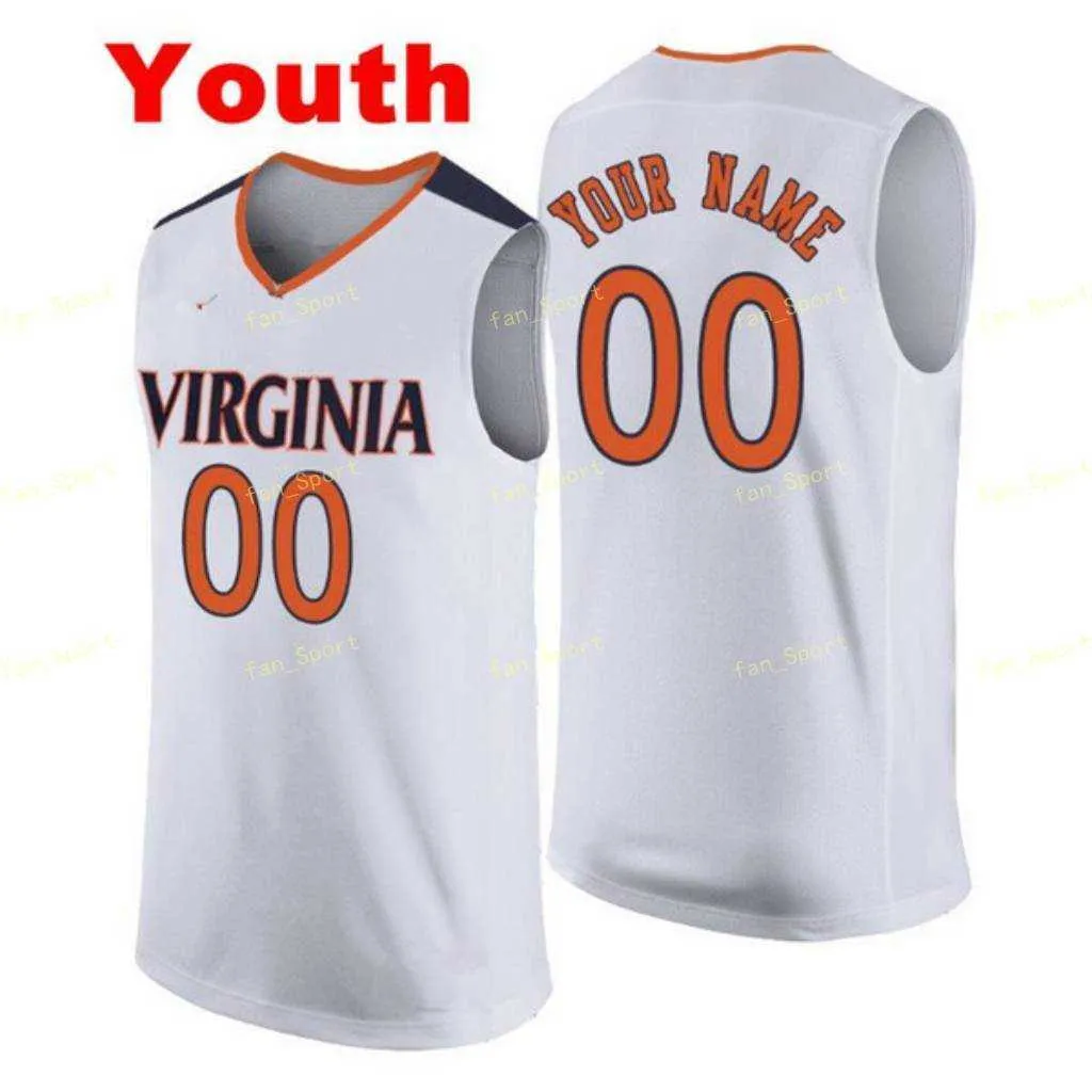 Maglia da basket Nik1 NCAA Virginia Cavaliers Maglia da basket 41 Wally Walker 44 Sean Singletary 45 Austin Katstra 5 Curtis Staples Punto personalizzato