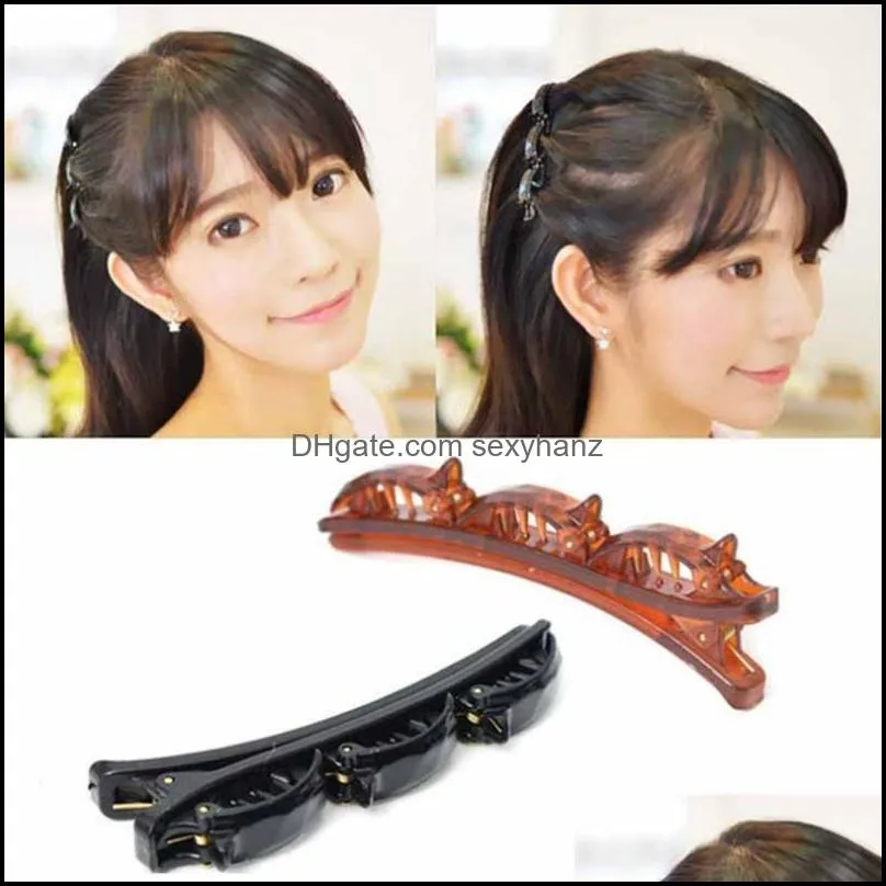 Hair Clips & Barrettes Cyrus Black Braider Bangs Hairpin Women Men Accessories Weave Headband Summer Girl Barrette Tool 2021 Fashion