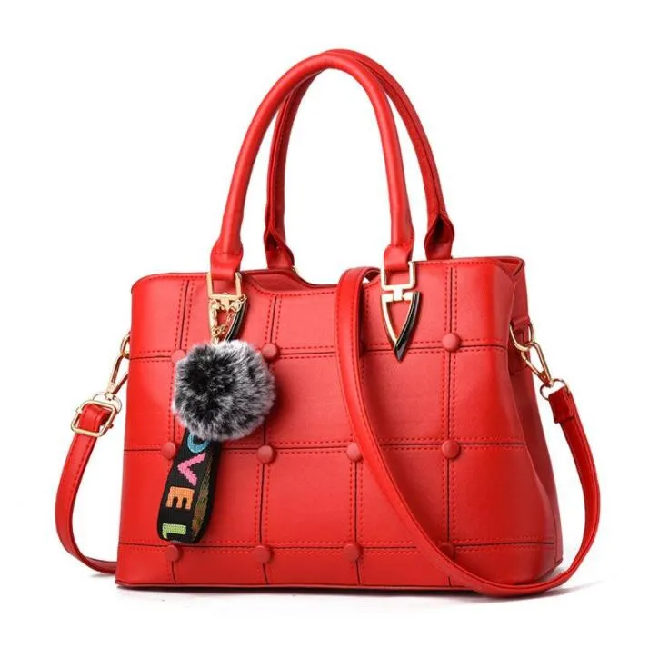 HBP Bolsas Mulheres Senhoras Handbags Luxurys Leather Crossbody Bolsa De Ombro Bolsa Totes Vermelho Cor Vermelho