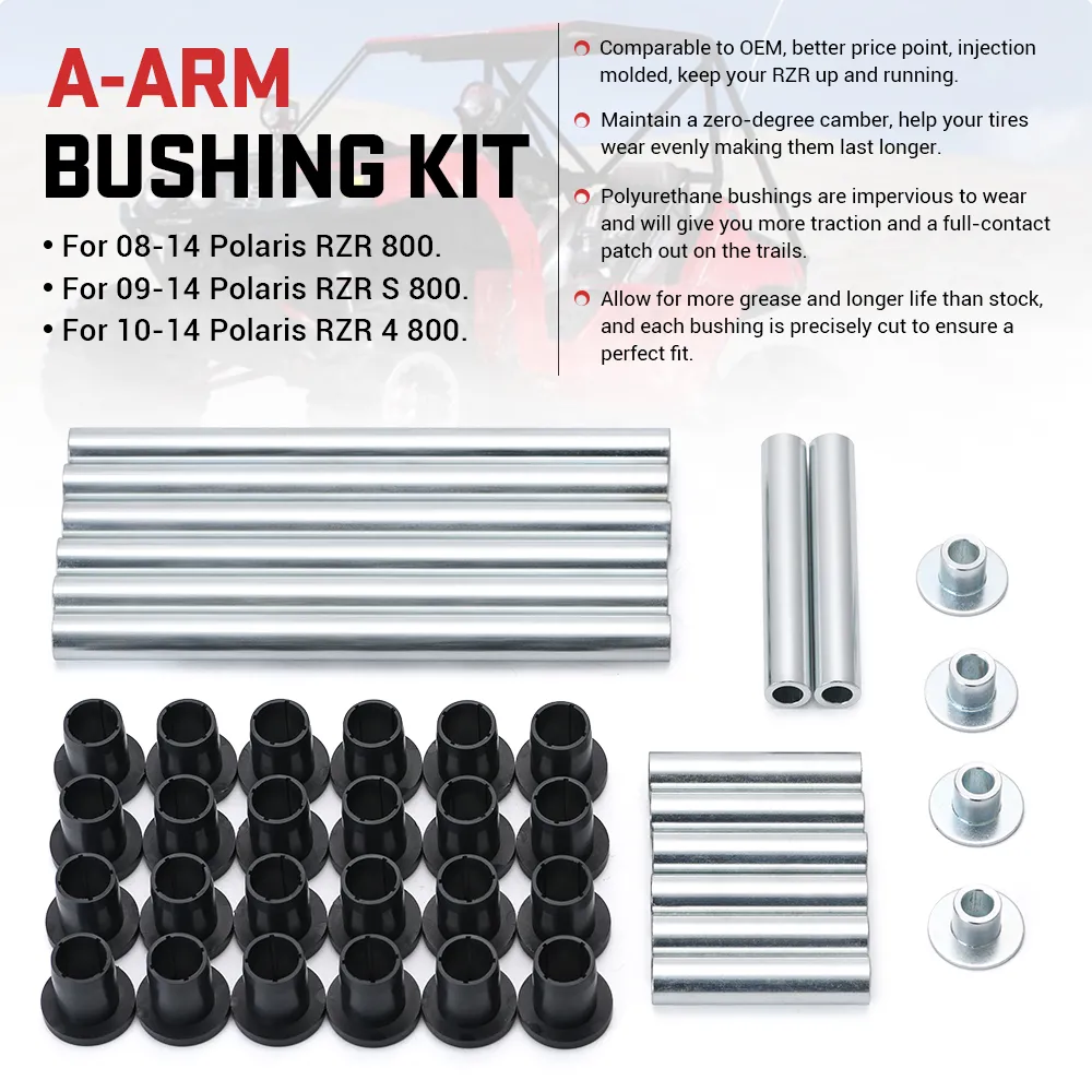Garage Products 20Pcs Control Arm Bushings Set Rear Suspension AArm Parts 5439730 Fit For Polaris RZR 800/S 800/4 800 Rzr Front Bushings - Foto 7