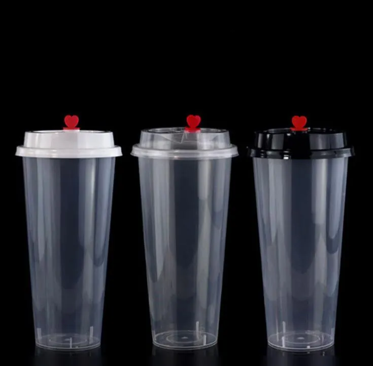 Bicchieri 600ml Con Coperchio Bicchieri In Vetro A Coste INSETLAN - Set