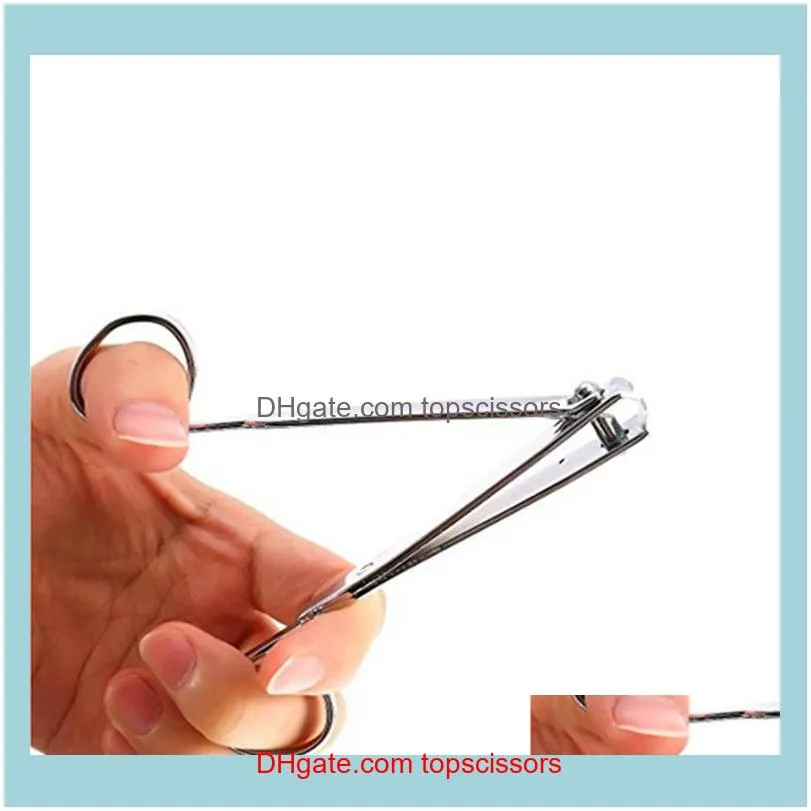 1PC High Quality Flat and Bend Nail Clippers Nail Beauty Manicure Tools With Handle Sharp Pedicure Large and Small Size Scissors