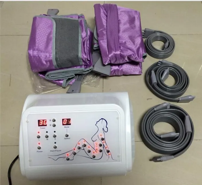 Salon Spa Kliniği Kullanımı için Taşınabilir Pressotherapy Makinesi, Lenfatik Drenaj Vücut Şekillendirme Hava Basıncı Masaj Pressotherapy Zayıflama Cihazı