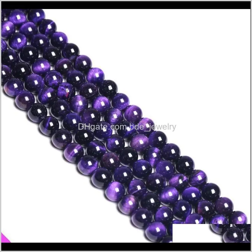 purple tiger eye bracelet natural energy faith bracelet fashion semi-precious stone jewelry gift 3 specifications