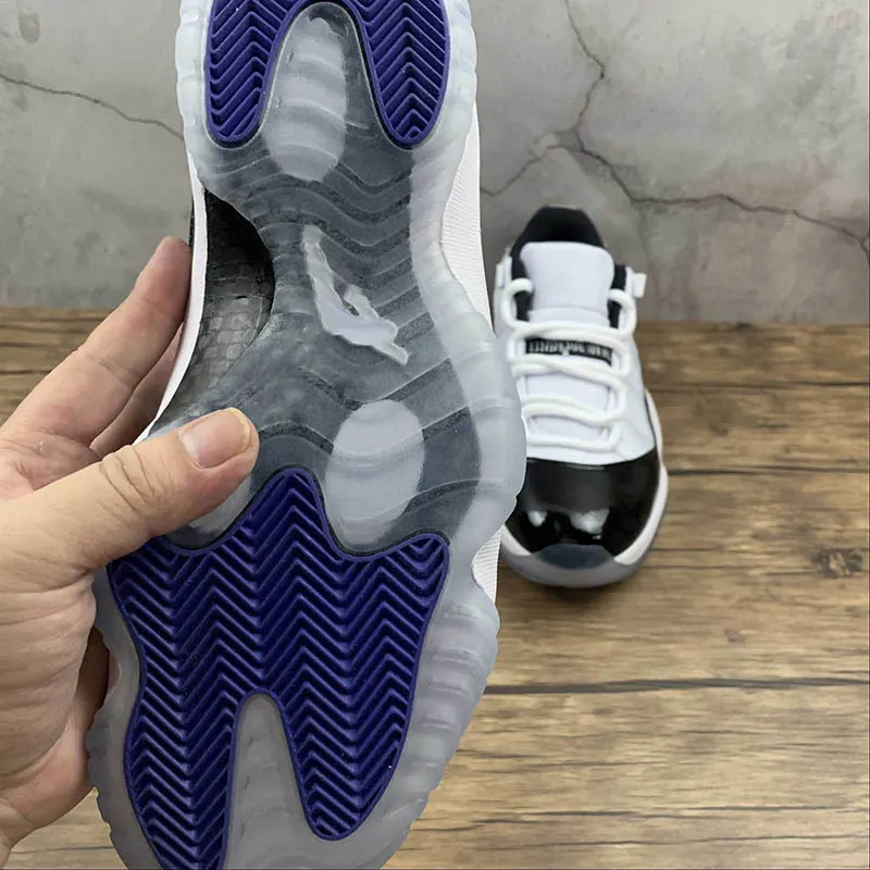 Authentic Jumpman 11 Low Best Mismatched Basketball Shoes Real Carbon