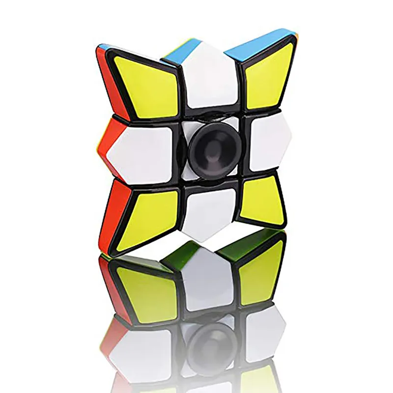 Fidget Spinner Professionell Magic Cube 1x3x3 Speed ​​Antistress Toy Puzzle Cubo Magico Fingertips Utbildningsspel för barn Barn Vuxna Boys Girls