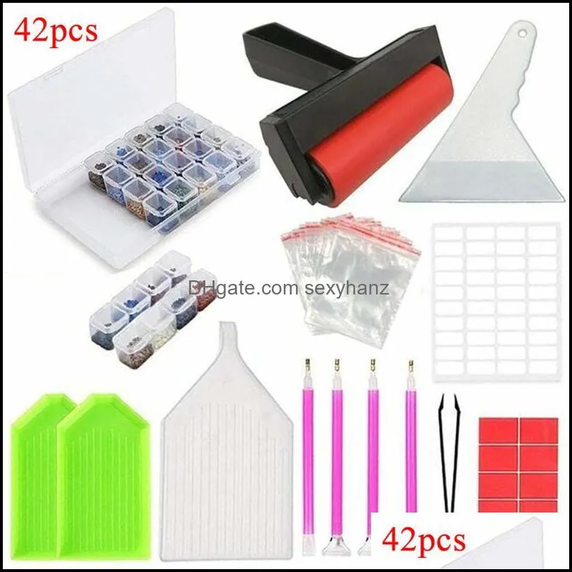 Sewing Notions & Tools Apparel 5D Diamond Painting Aessories Adts Kids Home Decor Cross Stitch Fast Kit Tool 2021 Diy Art Drop Delivery 0Dl3