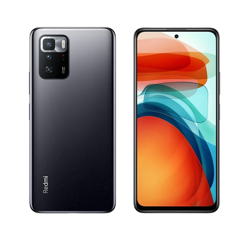 オリジナルXiaomi Redmi Note 10 Pro 5G携帯電話8GB RAM 128GB 256GB ROM MTK DIMENSING 1100 ANDROID 6.6 "フルスクリーン64.0MP AI NFC IP53 FACE ID指紋スマート携帯電話