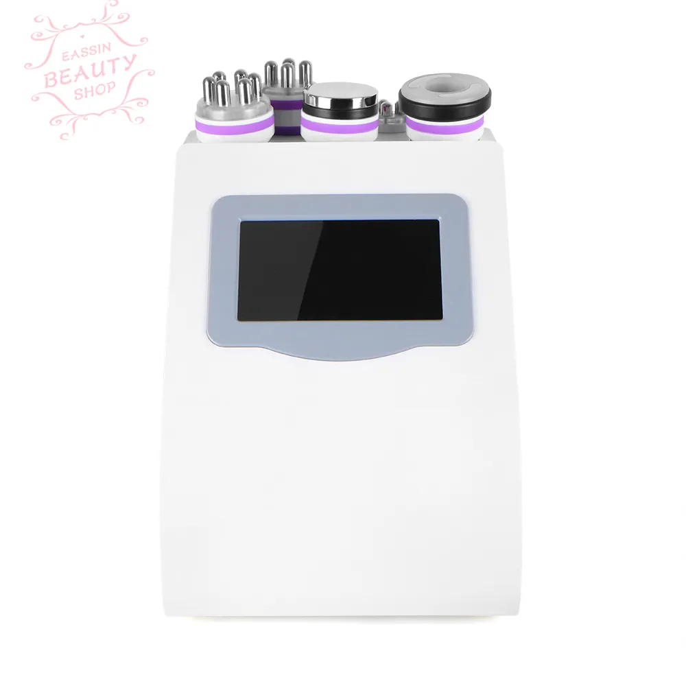 Ny Promotion 5 i 1 Ultraljuds kavitation Slimming Vacuum RF Radio Frekvens Slimming Machine för SPA