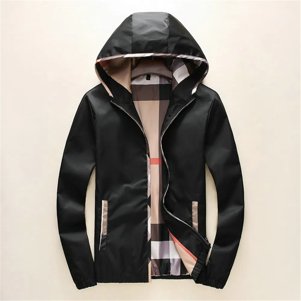 Autumn Winter Waterproof Designer Mens Jacket: Luxury Plaid, Hip Hop ...