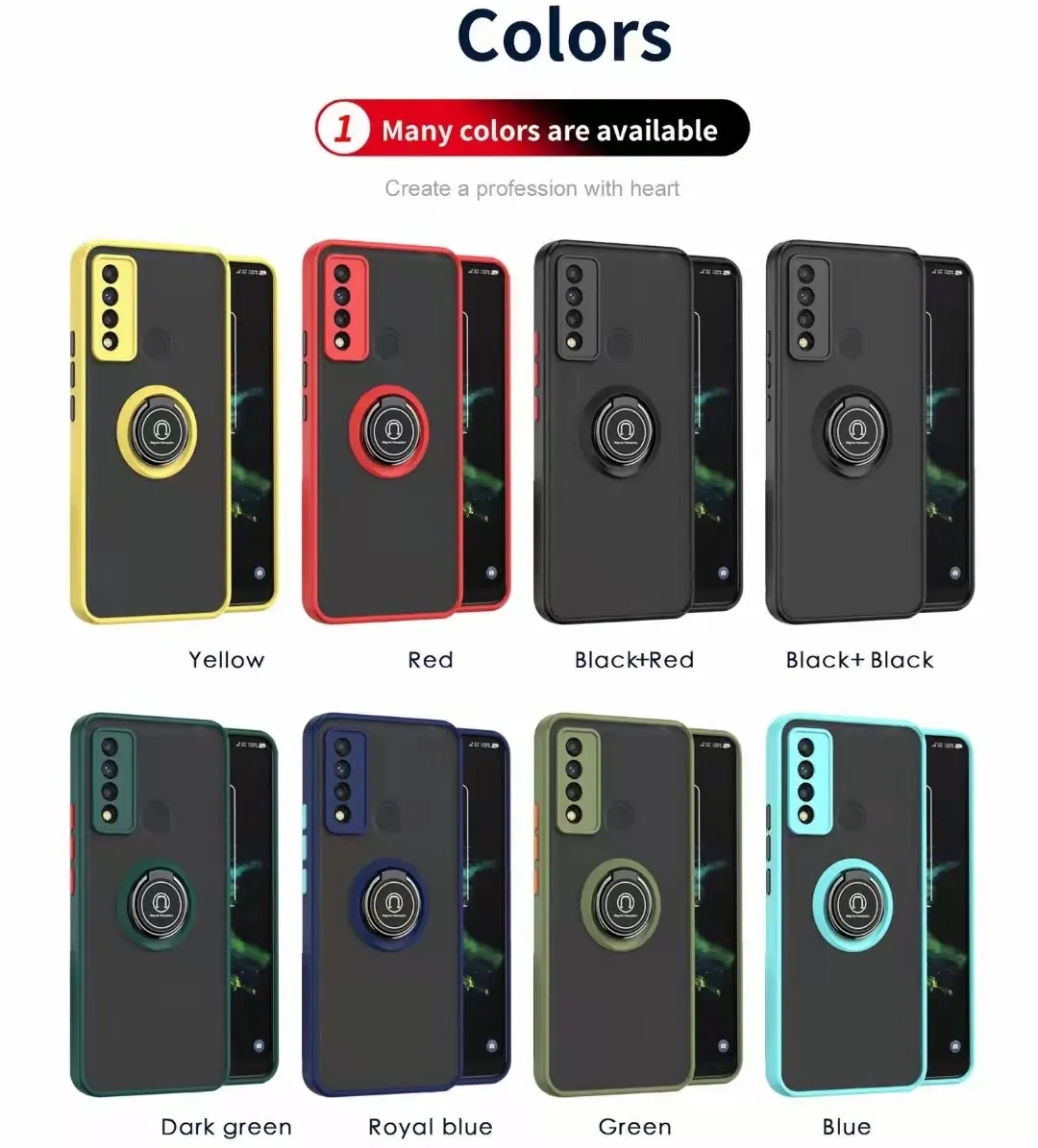 Чехлы Для Xiaomi Redmi Note 11 Pro Mi 11T 10 5G Huawei Nova 8i 9 Честь 50  Lite TCL 20XE Google Pixel 6 ZTE A3 Кольцо Мобильного Телефона Чехол Чехол  От Boxcase, 16 руб. | DHgate
