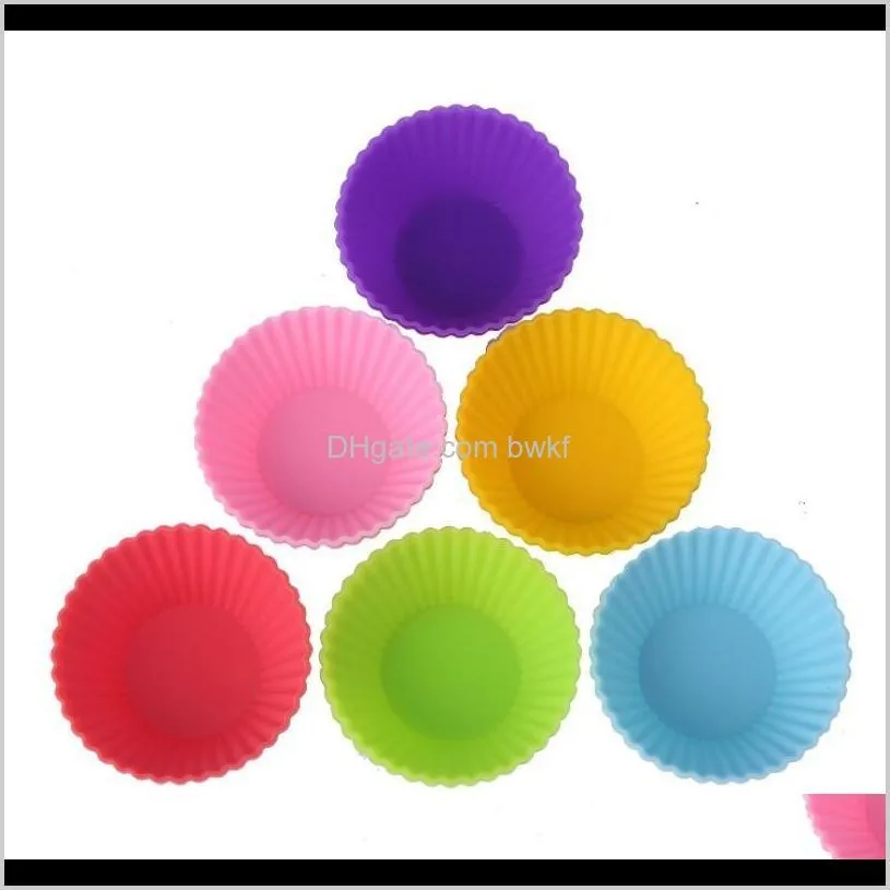 silicone muffin cake cupcake cup cake mould case bakeware maker mold tray baking jumbo lx6175