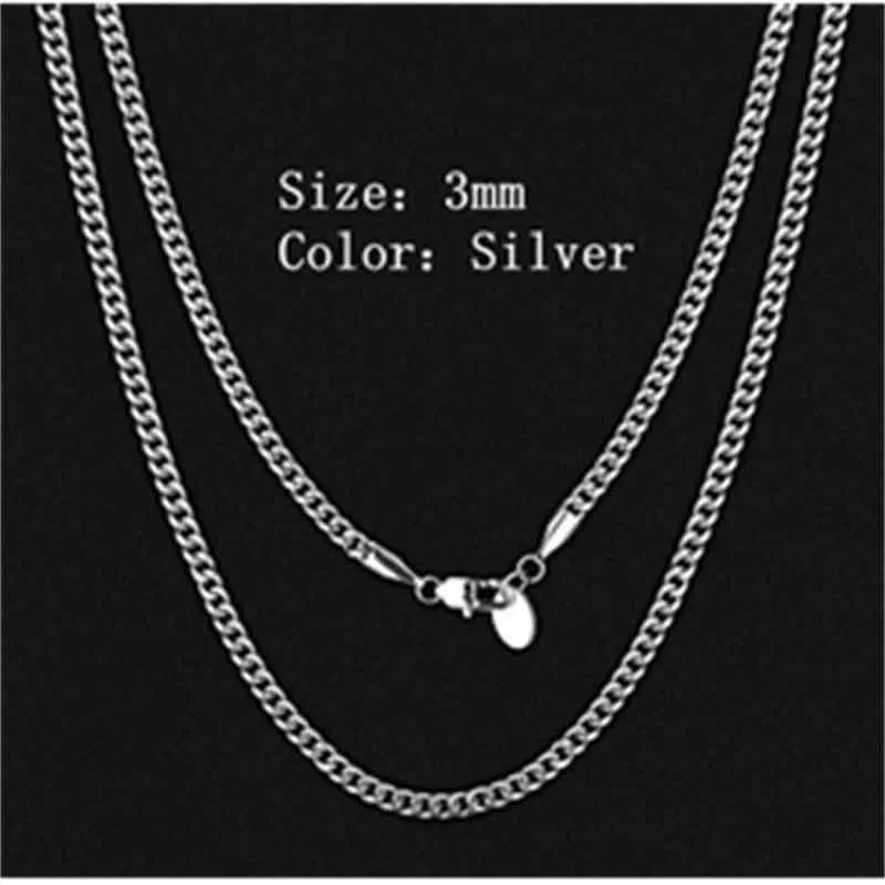 KRKC Hip Hop Cubans 316L Stainls Steel Necklace Lobster Clasp Men 18k Gold PVD Plated Curb Chain Thin m Cuban Link Chain