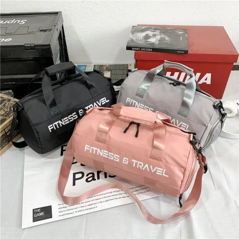 Outdoor Bags Sports Gym Bag Multifunction Man Women Handbag Waterpoof Swimming Training Yoga Mat Dufflel With Shoe