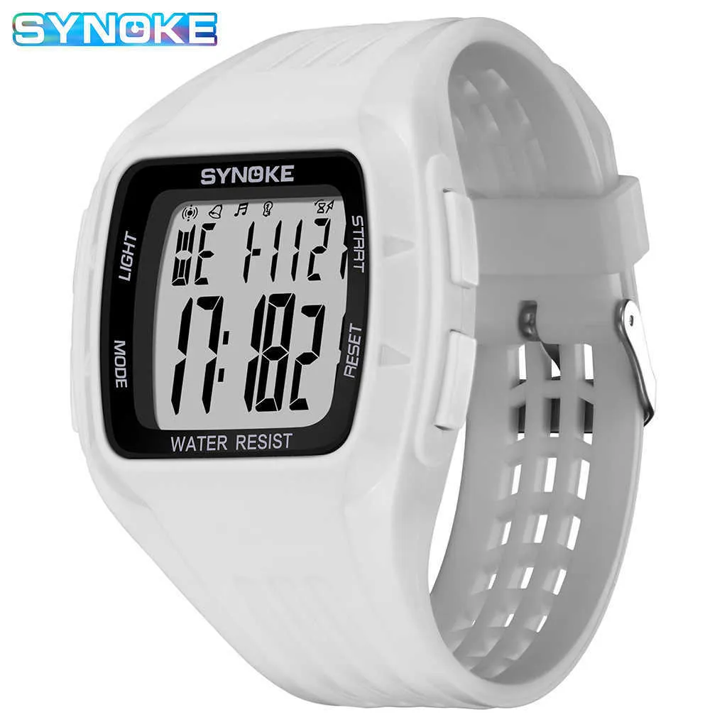 Montre Numérique Garçon étanche 5ATM - Affichage LED, Alarme, Chronomètre, Camouflage, Pour Sport Et Quotidien