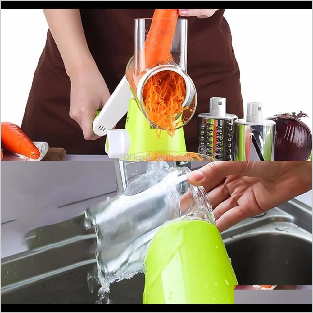 multi-function rotary grater vegetable shredded potato machine vegetable grater manual cabbage kitchen knife kitchen tool