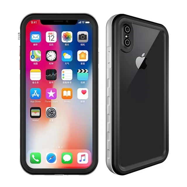 360 Full Protect For iPhone X Xs Max Xr Case Shockproof cover for 12 Pro 11 Mini 6s 7 8 Plus Cases Waterproof dust proof