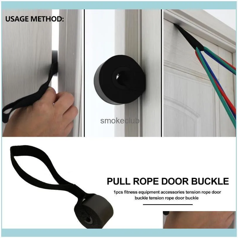 Resistance Bands Elastic Door Anchor Holder Tube Doorway Sport Fitness Equipment For Effective Working-out Accessories