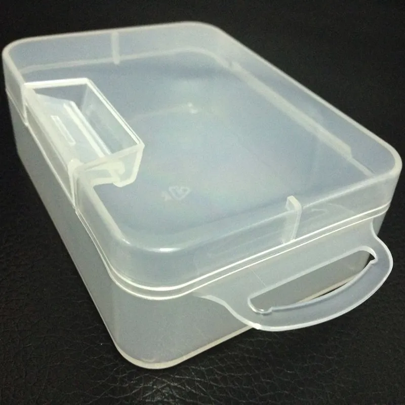 Plastic duidelijke opbergdooscontainers met scharnierende deksel, kleine items, ambachten, sieraden, hardwares stukken Case / houder Container voor kleine hardware-accessoires (504)